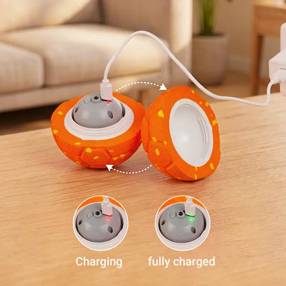 Motion-Activated Smart Moving Dog Ball – USB Rechargeable & Quiet
