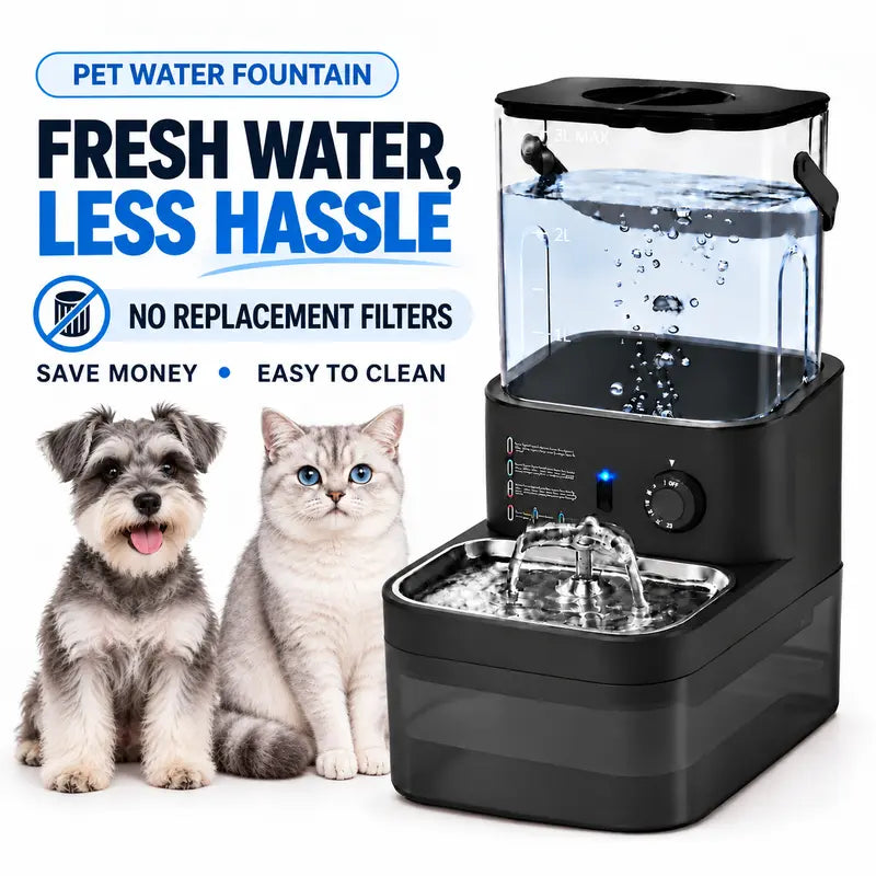SmartFlow™ 3L Cordless Pet Water Fountain