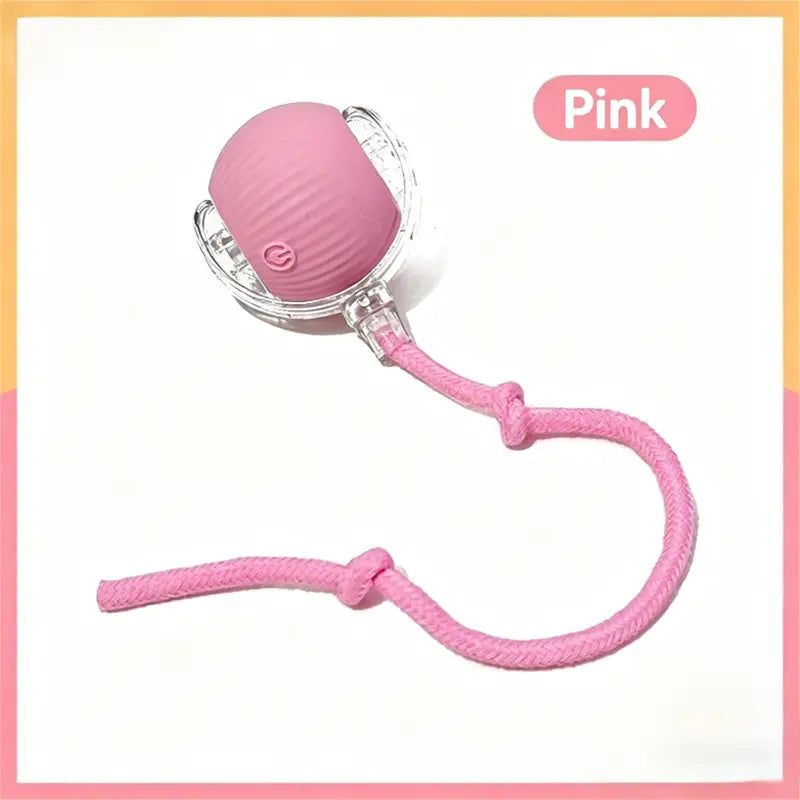Interactive Smart Rolling Cat Ball – USB Rechargeable, Light-Up & Quiet