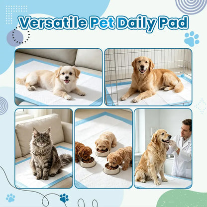 Extra-Large 34" × 28" Pet Training Pee Pads – 50 Count, Quick-Dry & Leak-Resistant