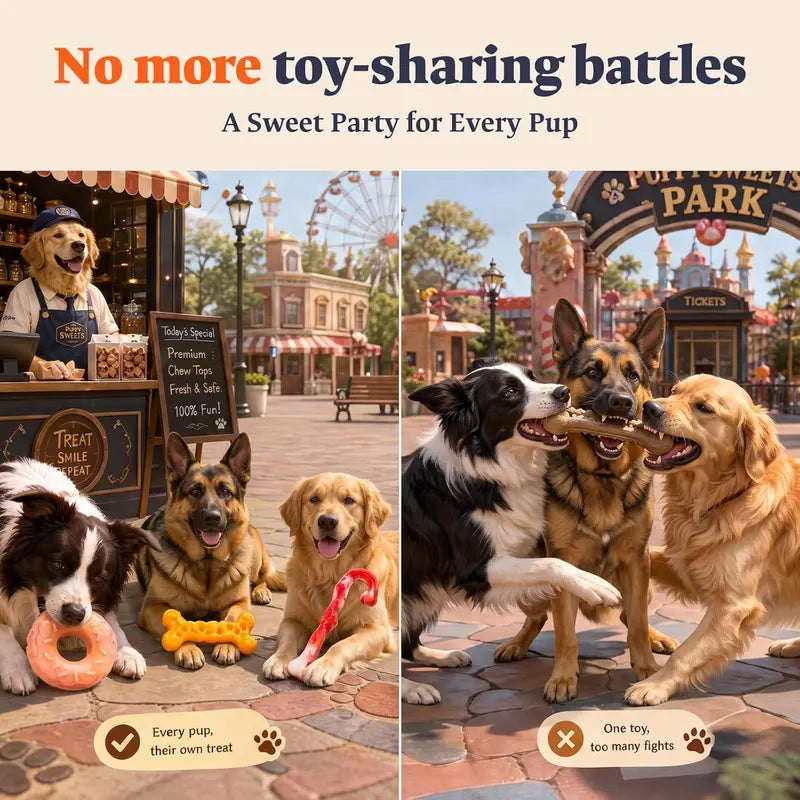 PowerChew™ 3-Piece Tough Nylon Dog Toy Set
