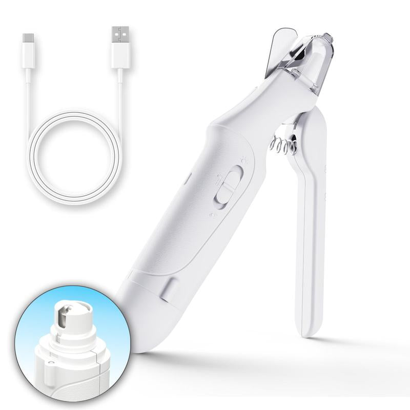 Rechargeable Pet Nail Grinder – Ultra-Quiet Electric Nail Trimmer for Dogs & Cats
