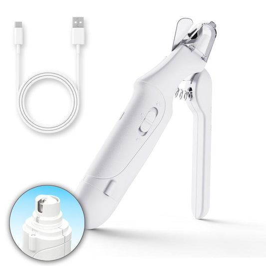 Rechargeable Pet Nail Grinder – Ultra-Quiet Electric Nail Trimmer for Dogs & Cats