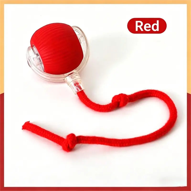 Interactive Smart Rolling Cat Ball – USB Rechargeable, Light-Up & Quiet