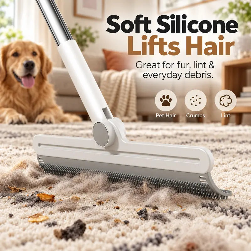 Pet Hair Remover Brush – Reusable Fur Cleaner for Dogs & Cats