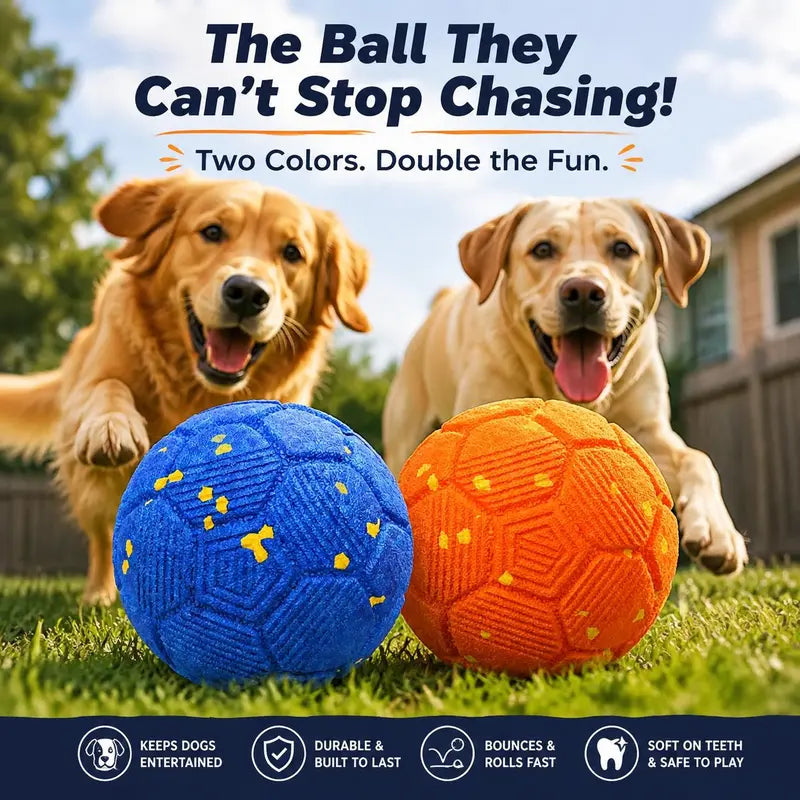 Motion-Activated Smart Moving Dog Ball – USB Rechargeable & Quiet